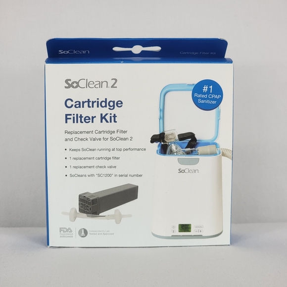 NEW SoClean 2 Cartridge Filter Kit Replacement Cartridge and Filter Check Valve - Picture 1 of 6